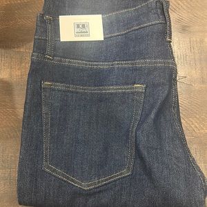 New Mens 32x32 IKE behar dark wash slim straight fit